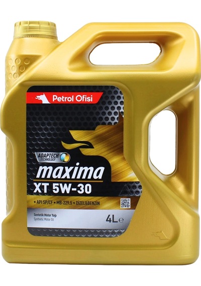 Petrol Ofisi Motor Yağı 5w30 Xt 4lt Partikülsüz