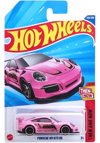 Hot Wheels - Porsche 911 Gt3 Rs - Uzun Kart - Jbb35 - Pembe 1/64