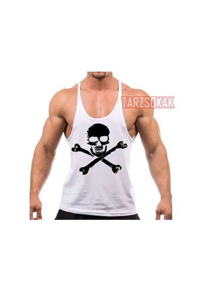 Tarzsokak Gym Tank Top Fitness Sporcu Atleti Gym116 Beyaz