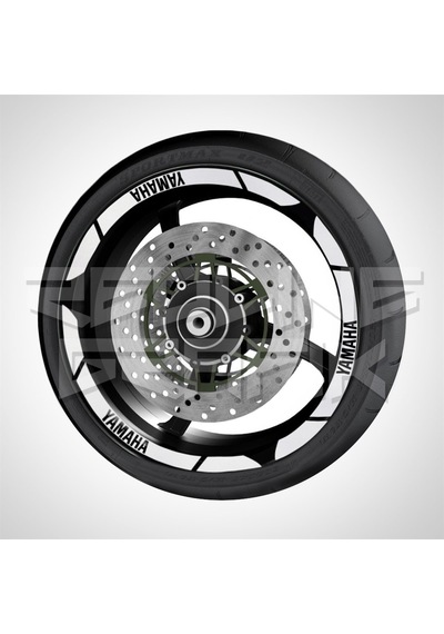 Yamaha Fosforlu Reflektif Jant Şeridi Gümüş Beyaz