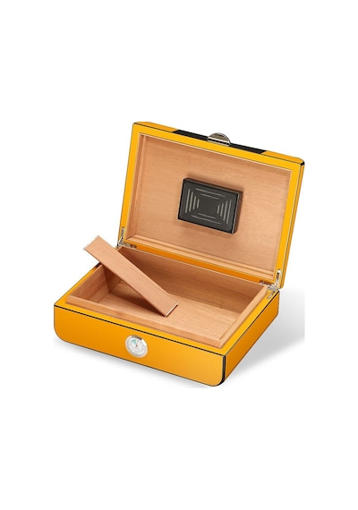 Falconetti Karbon Fiber Desen Humidor Puro Kutusu rc41
