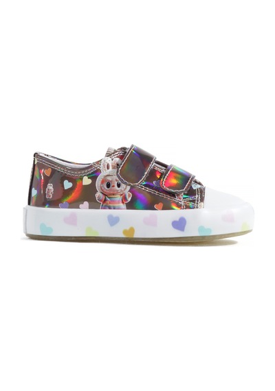 Artı Artı Ayakkabı Mia Kids-2401 Hologram 3d Kız Çocuk Cırtlı Işıklı Platin Sneakers Platin Artı Artı Ayakkabı Mia Kids-2401 Hologram 3d Kız Çocuk Cırtlı Işıklı Platin Sneakers Platin