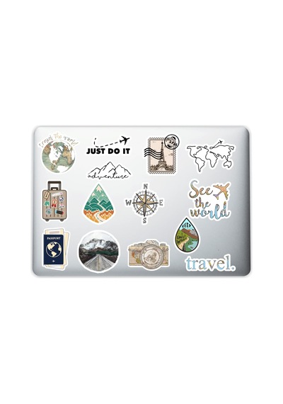 Art Sanat Temalı Dekoratif Laptop Notebook Tablet Telefon Sticker Set 016