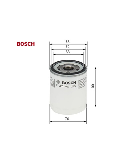 P7245 Yağ Filtresi Tourneo / Transit Custom V362 V710 Transit Mk7 V363 F026407245 Bosch