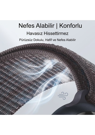 Caseonn Apple Watch Uyumlu Ultra Kordon Dikişli Spor Cırtlı Kumaş Kayış Siyah