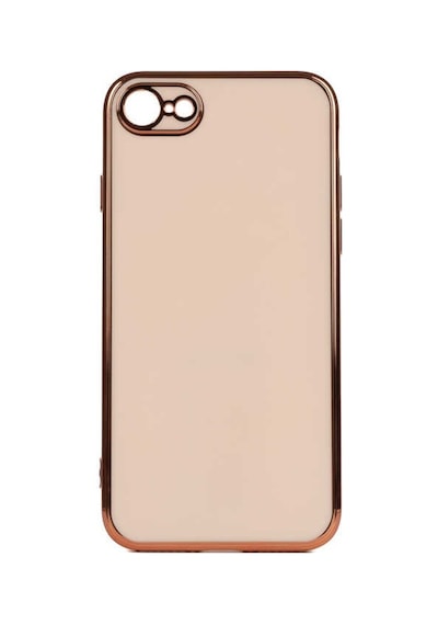 Apple Uyumlu iPhone Se 2020 Kılıf Zore Bark Kenarları Altın Renk Kılıf