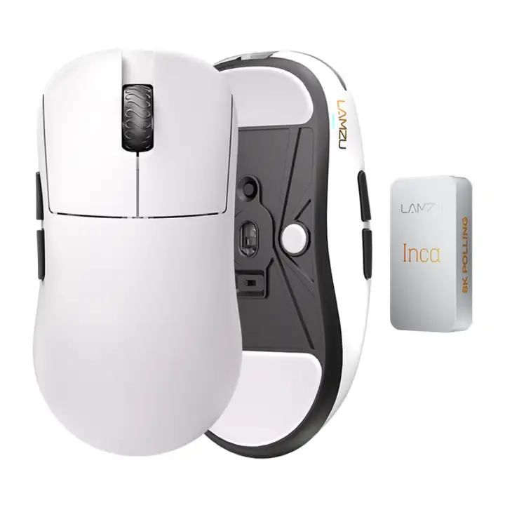 Lamzu Inca 8k Beyaz Wireless Gaming Mouse L-ınca-wh