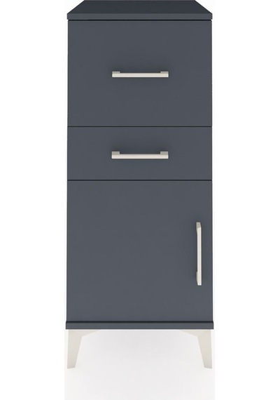 Hyperion Komodin 2 Çekmeceli Tek Kapaklı 44x44x106 Antrasit-a... Antrasit