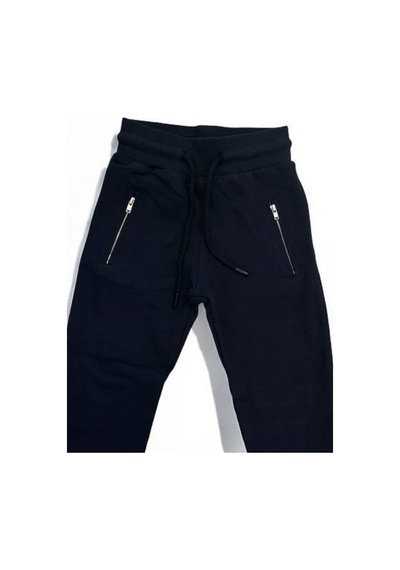 Zekids Çocuk Pamuklu Beli Paçası Lastikli Eşofman Alt-15054 Lacivert