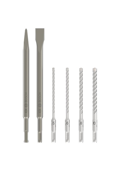 Tr Professional 6 Adet Sds Plus-5 Darbeli Matkap Ucu Ve Keski Seti