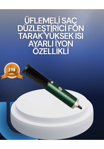 Tek Saç Kurutma, Düzleştirici Ve Tarak Tek Cihazda 3 Kademeli Isı Ayarı Najmaddin Diğer