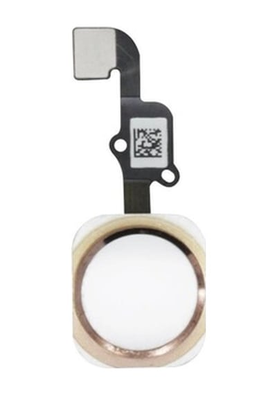 Apple Uyumlu iPhone 6 / 6 Plus Home Tuş Bordu Film Orta Tuş - Gold