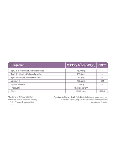 Suda Collagen Multiform Hidrolize Kolajen, Vitamin C,biotin,hyaluronik Asit,saç,tırnak,cilt Aromasız 300g X2 Adet