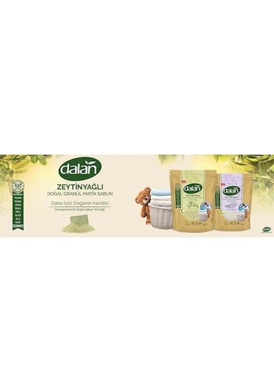 Dalan Granül Sabun Tozu 1 Kg Bebekler Için Zeytinyağlı 4'Lü Set