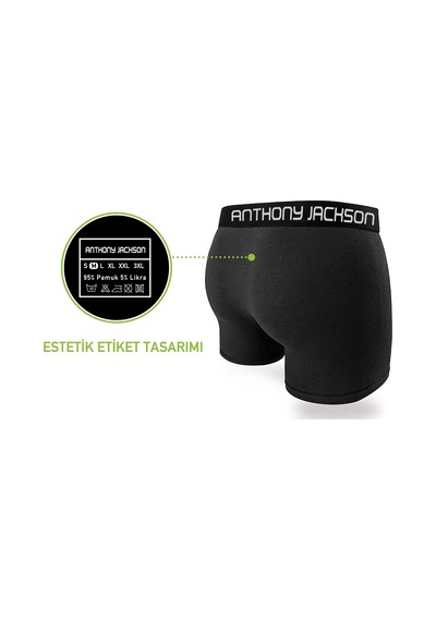 Anthony JacksonLikralı  Premium Erkek Boxer Lıon 6'Lı Kutu