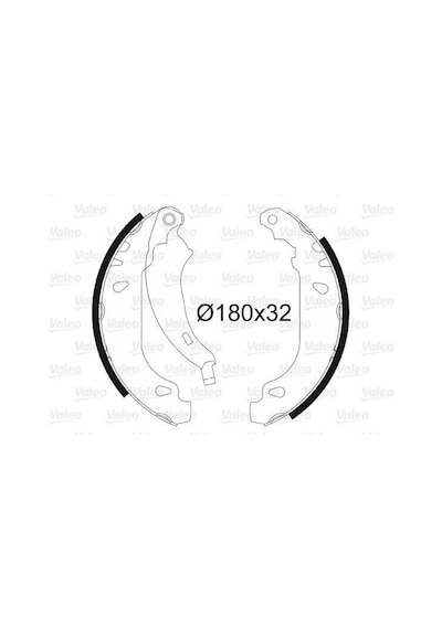 VALEO 562650 Kampana Balata 206 - Te3 09- 206 98-