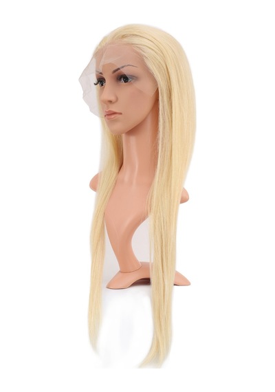 Gerçek Front Lace Düz Platin Tül Peruk / 70/75cm 2466863