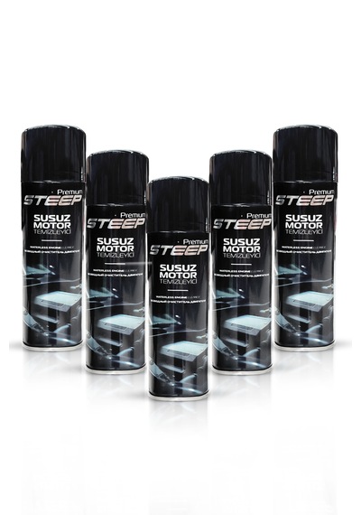 Steep Susuz Motor Temizleyici & Parlatıcı Sprey 5 Adet 500 Ml