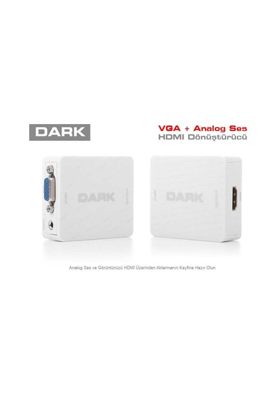 Dark Dk-Hd-Avgaxhdmi Vga To Hdmi + Audio Çevirici