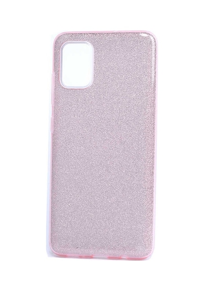 Kilifone - Galaxy A71 Uyumlu Kılıf Koruyucu Simli Shining Silikon - Rose Gold - T12774