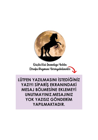 Kişiselleştirilebilir Led Işıklı Epoksi Katmanlı Tablo Lowell At Dolunay Sarı - 738226087 Sarı