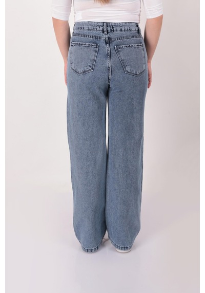 Aynaz 19213 Kadın Jean Pantolon Mavi