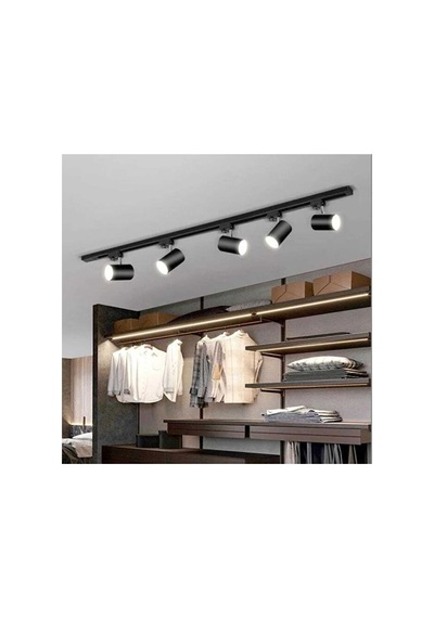 Ray Spot Beşli Led Spot Os Ram Led Ampullü Gün Işığı Ampullü Ra Altın - Gold
