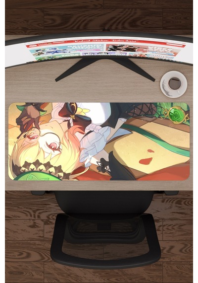 Emilie Genshin Impact Anime Gacha V4 - 70x30 Xl Gaming Mouse Pad Fare Altlığı