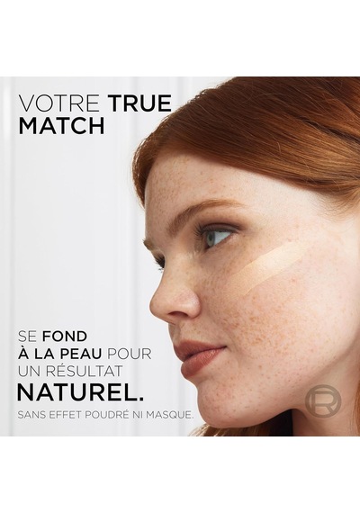 True Match Foundation Mat Föndöten - No 1r1c1k Ivoire R Çok Renkli