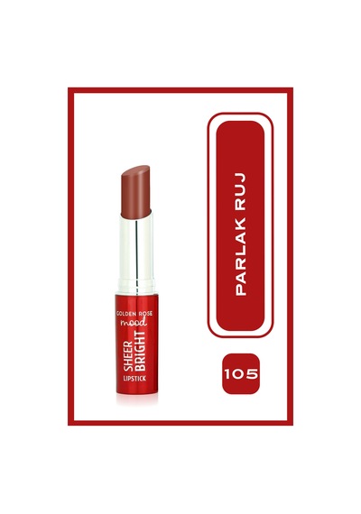 Mood Sheer Parlak Ruj No:105 Hazelnut Kahverengi