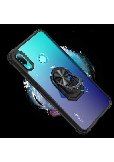 Huawei Honor 10 Lite Kilif Standli Yüzüklü Mola Silikon Kapak 466787312