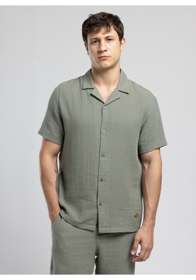 Lee Cooper Haki Erkek %100 Pamuk Regular Fit Gömlek 262 Lcm 241014 Borle Haki