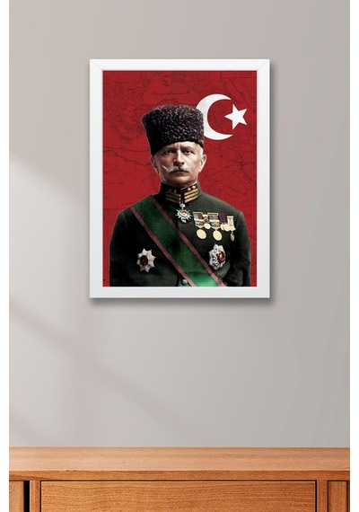Fahrettin Paşa Çerçeveli Tablo