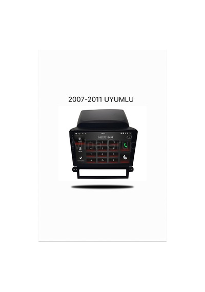 Snp Serisi Chevrolet Captiva 2007-2011 Uyumlu 9 İnç 4-64 Gb Carplay & Android Auto Multimedya Ekranı + Geri Görüş Kamerası 9"
