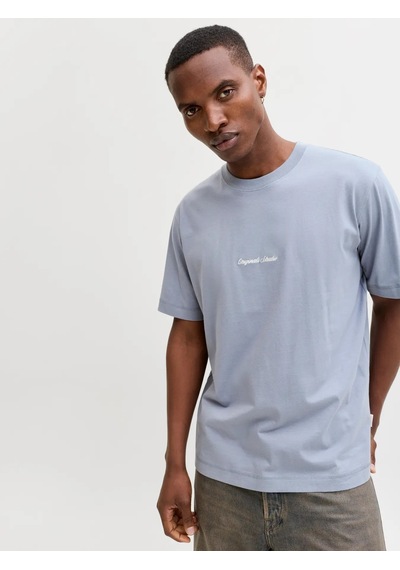 Jack & Jones Jack&jones Jornorrebro Emb Tee Ss Erkek T-shirt 12282892 Mavi