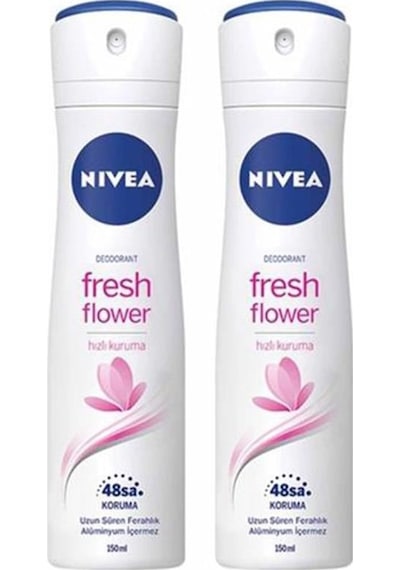 Nivea Fresh Flower Kadın Sprey Deodorant 150 ML x 2