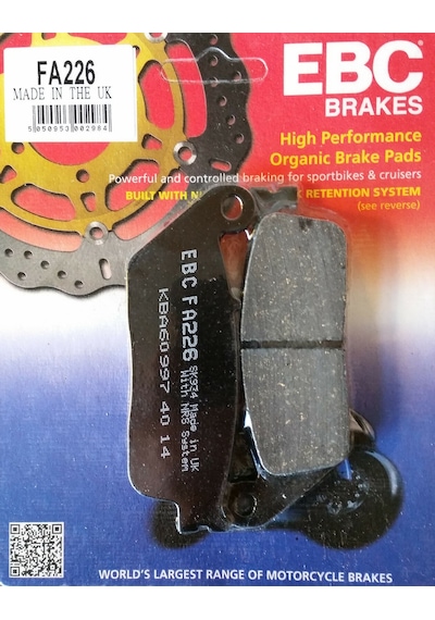 Honda Cbf 1000 Ön Fren Balatası Ebc Fa226 2 Piston Kaliper