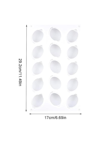 Silikon Kalıp Çoklu Limon Kalıp Taş Tozu İthal Epoksi Reçine Silikon Kalıp Hb210-0202