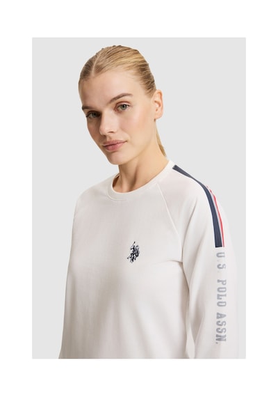 U.S. Polo Assn. Kadın Ekru Pijama Takımı 50333549-vr019 Ecru