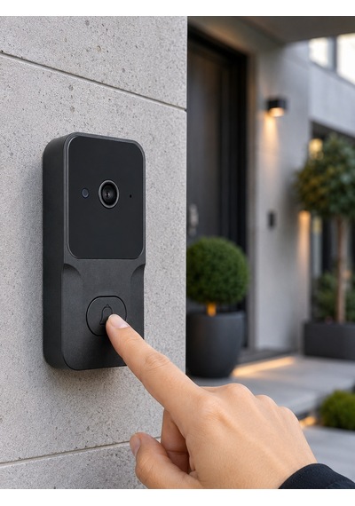Kablosuz Akıllı Kapı Zili Gece Görüşlü Wi-fi Güvenlik Kameralı Kapı Zili - Lisinya