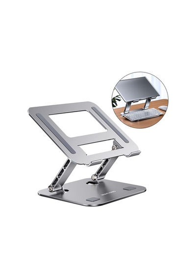 Coofbe Aluminyum Katlanabilir Yükseklik Ayarlı Kaydırmaz Taşınabilir Laptop Apple Uyumlu MacBook Notebook Standı