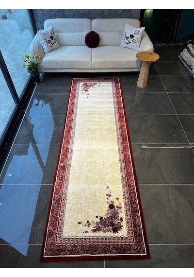 Rodın Halı Salon, Oturma, Yatak Odası Halısı Desen Kodu 00v04-010 Krem-bordo