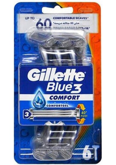 4 Adet Gillette Blue 3 Restage 6'lı