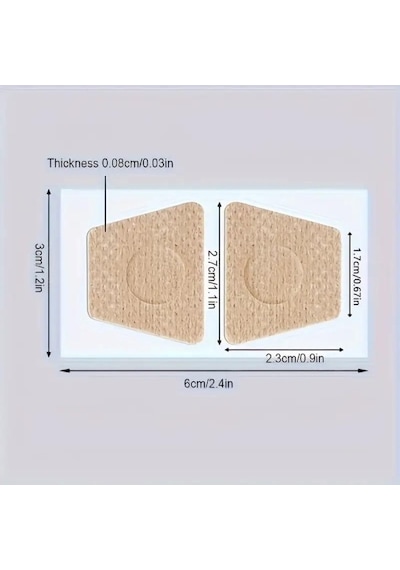 Larimar Kolay Uygulanabilir Ayak Tırnağı Onarım Yaması - 9069334620538lmr Çok Renkli
