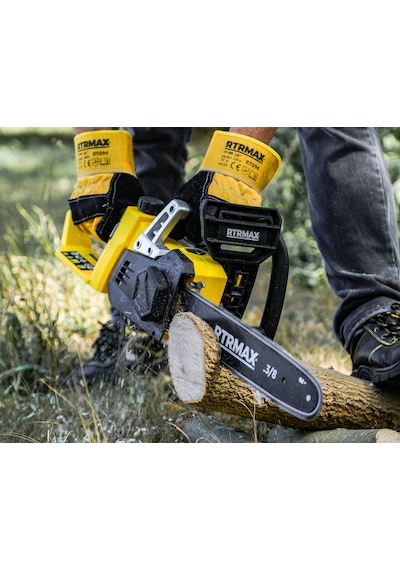 Rtrmax RTX1891 Şarjlı Ağaç Kesme Motoru 2xLi-ion 4 Ah 35 cm Pala Çift Akü X-Lion