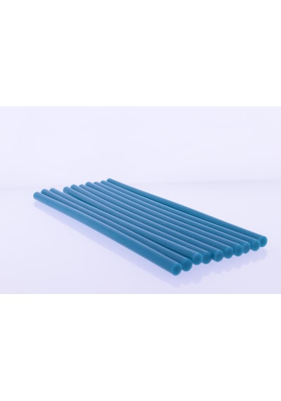 Winnboss Sıcak Silikon Mum Çubuk Mavi - Kalın 11x300mm 10 Lu Paket