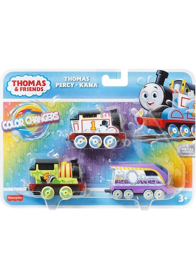 Thomas Ve Arkadaşları - Renk Değiştiren Küçük Trenler 3'lü Paket Hnp82