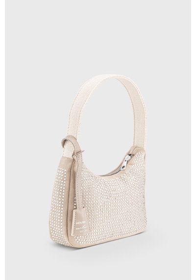 Housebags Kadın Bej Taşlı Omuz Çantası 222 Bej