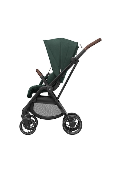 Maxi-Cosi Leona2 Çift Yönlü Uzatılabilir Sırt Desteği Tam Yatabilir Seyahat Sistem Olabilen Bebek Arabası Twillic Green
