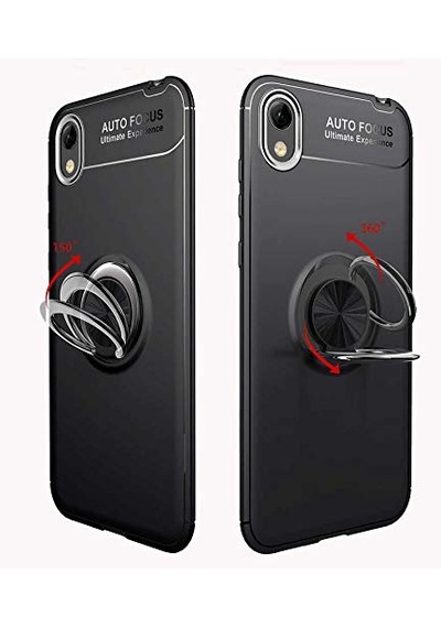 Huawei Y5 2019 Kılıf Siyah-siyah Draco Yüzüklü Silikon  Esnek İnce  Geliştirilmiş Dayanıklı Darbe Karş Diğer